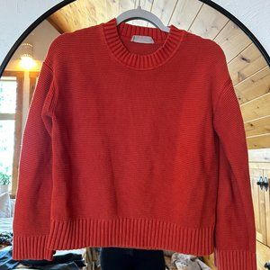 Everlane chunky cotton crewneck sweater